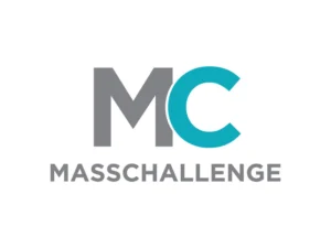 MassChallenge logo with large gray M and teal C letters